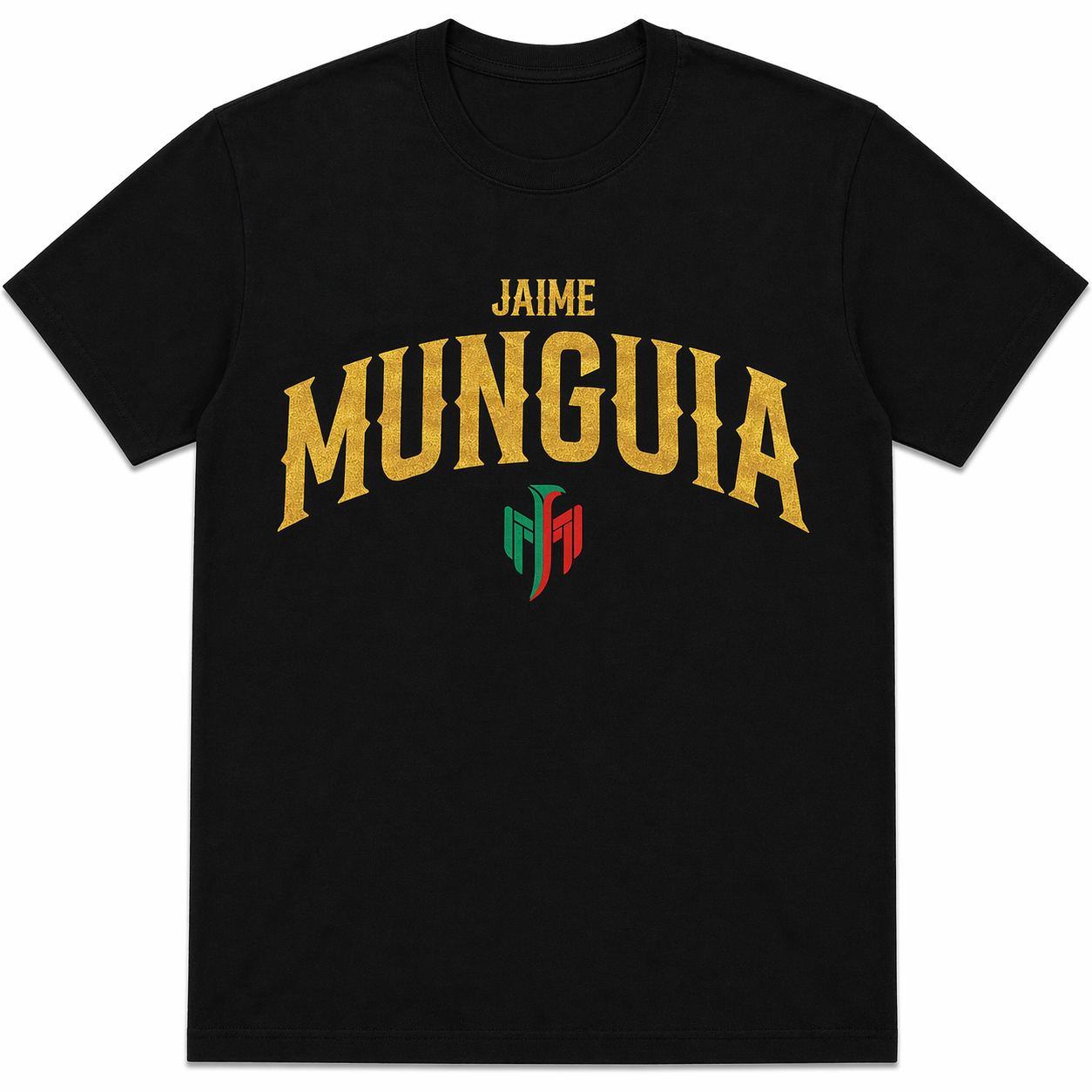 Jaime Munguía Gold Standard Official Tee | Gold on Black
