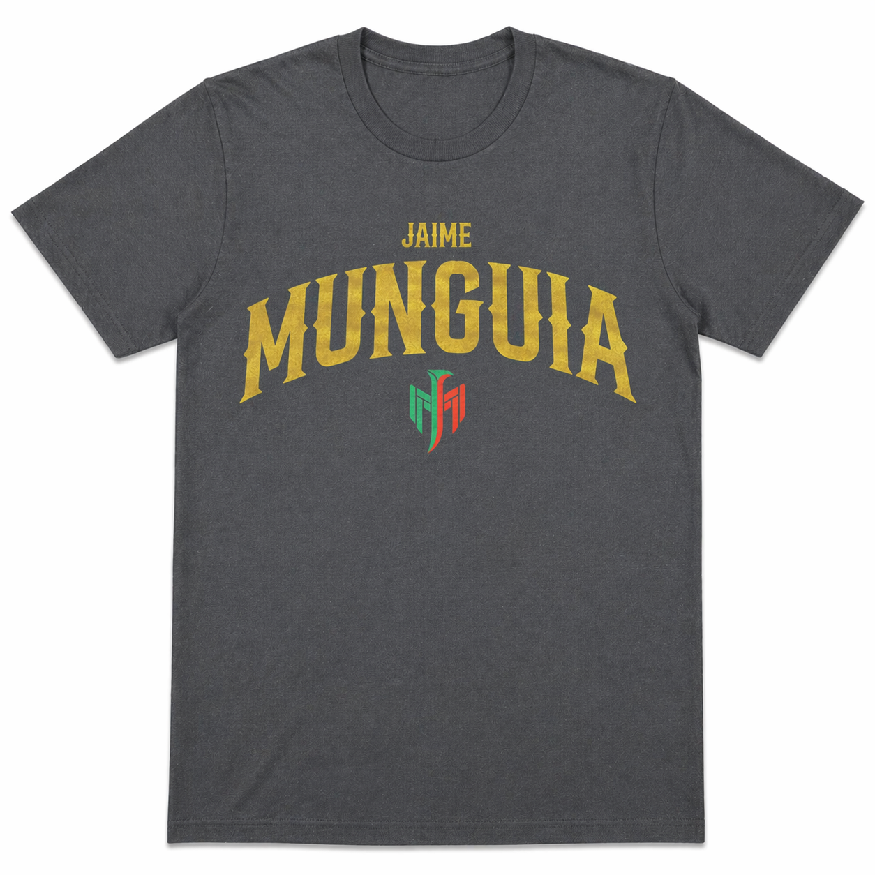 Jaime Munguía Gold Standard Official Tee | Gold on Grey